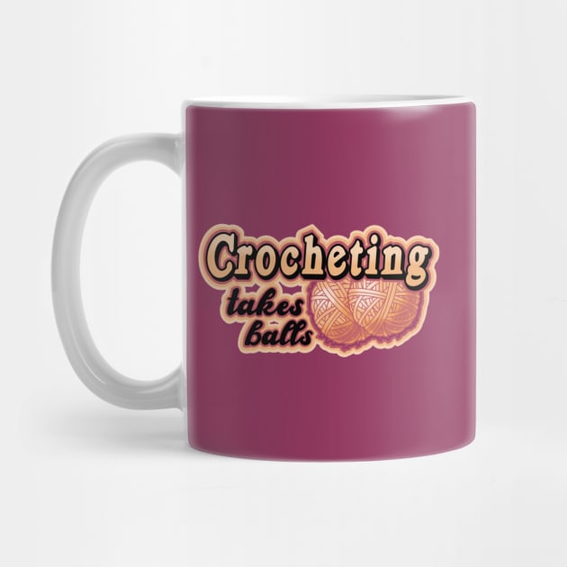 Crocheting takes balls by weilertsen